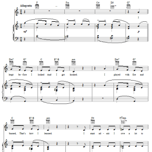 Rodgers & Hammerstein The Next Time It Happens Musik Noten - Piano, Vocal & Guitar Chords - 20555-0