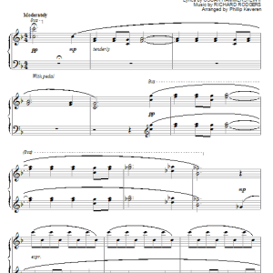 Rodgers & Hammerstein The Sound Of Music (arr. Phillip Keveren) Musik Noten - Piano Solo - 58273-0
