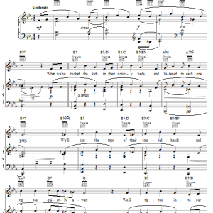 Rodgers & Hammerstein When The Children Are Asleep Musik Noten - Piano, Vocal & Guitar Chords - 20587-0