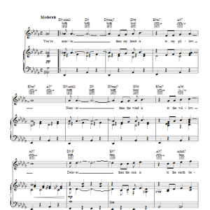 Rodgers & Hart You're Nearer Musik Noten - Piano, Vocal & Guitar Chords - 94671-0