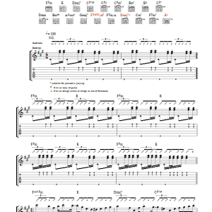 Rodrigo y Gabriela Ixtapa Musik Noten - Guitar Tab - 41218-0