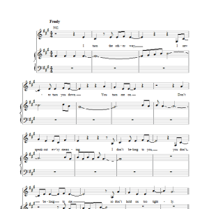 Roisin Murphy Let Me Know Musik Noten - Piano, Vocal & Guitar Chords - 39625-0