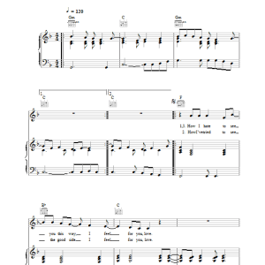 Ron Sexsmith Feel For You Musik Noten - Piano, Vocal & Guitar Chords - 38775-0