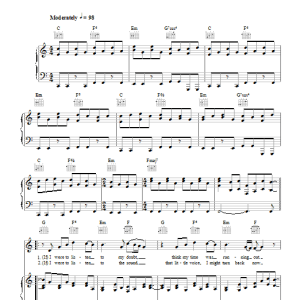 Ron Sexsmith Not About To Lose Musik Noten - Piano, Vocal & Guitar Chords - 42405-0