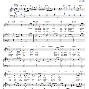 Ronan Tynan From A Distance Musik Noten - Piano, Vocal & Guitar Chords - 51835-0