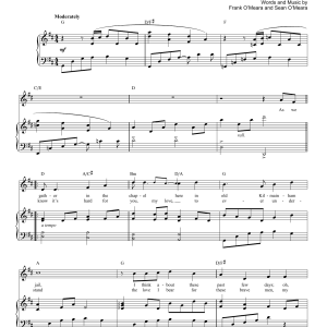 Ronan Tynan Grace Musik Noten - Piano, Vocal & Guitar Chords - 175389-0