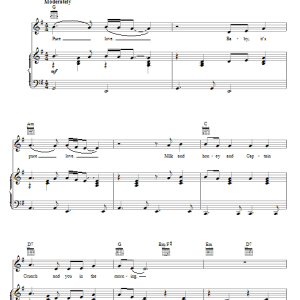 Ronnie Milsap Pure Love Musik Noten - Piano, Vocal & Guitar Chords - 52142-0