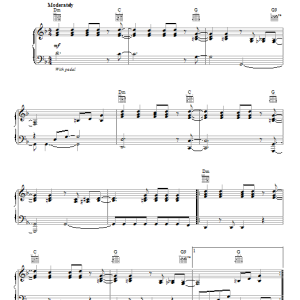 Ronnie Milsap Stranger In My House Musik Noten - Piano, Vocal & Guitar Chords - 94962-0
