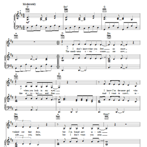Rosanne Cash The Real Me Musik Noten - Piano, Vocal & Guitar Chords - 85410-0