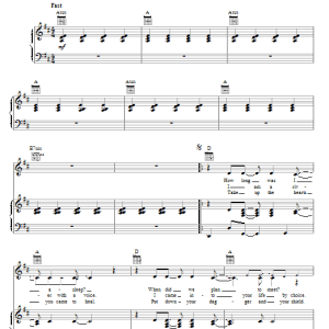 Rosanne Cash The Wheel Musik Noten - Piano, Vocal & Guitar Chords - 85405-0