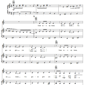 Rosemary Clooney Come On-A My House Musik Noten - Piano, Vocal & Guitar Chords - 104214-0