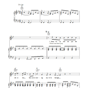 Roxy Music All I Want Is You Musik Noten - Piano, Vocal & Guitar Chords - 36039-0