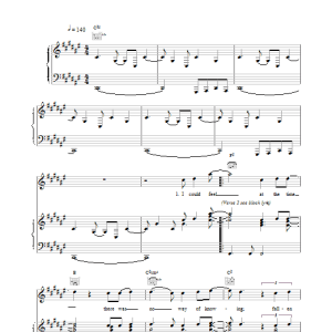 Roxy Music More Than This Musik Noten - Piano, Vocal & Guitar Chords - 18989-0