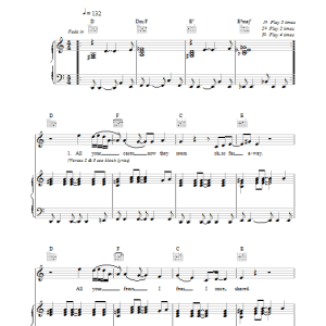 Roxy Music Out Of The Blue Musik Noten - Piano, Vocal & Guitar Chords - 36038-0
