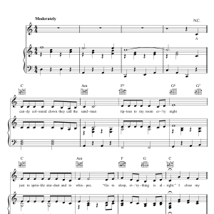 Roy Orbison In Dreams Musik Noten - Piano, Vocal & Guitar Chords - 41407-0