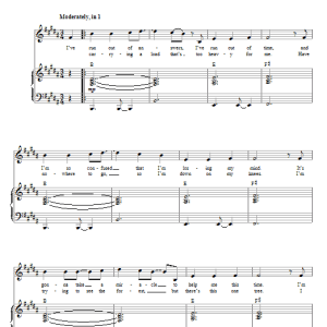 Ruben Studdard I Need An Angel Musik Noten - Piano, Vocal & Guitar Chords - 71852-0