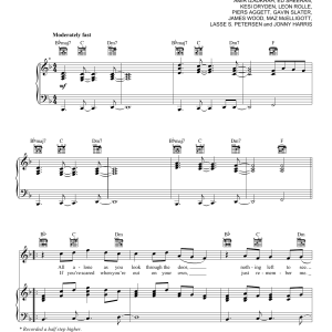 Rudimental feat. Ed Sheeran Lay It All On Me Musik Noten - Piano, Vocal & Guitar Chords - 172176-0