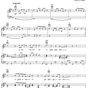 Rudy Perez Ven A Mi Musik Noten - Piano, Vocal & Guitar Chords - 23116-0
