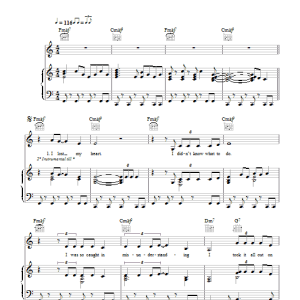 Rumer Am I Forgiven Musik Noten - Piano, Vocal & Guitar Chords - 106429-0