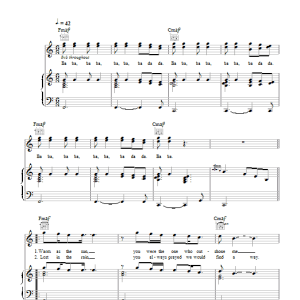 Rumer Blackbird Musik Noten - Piano, Vocal & Guitar Chords - 106428-0