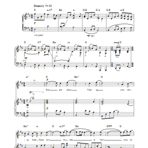 Russell Watson Lost In The Snow Musik Noten - Piano, Vocal & Guitar Chords - 20808-0