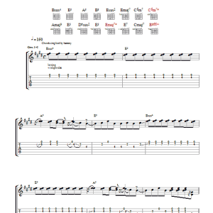 Ryan Adams Boys Musik Noten - Guitar Tab - 38989-0