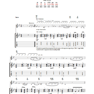 Ryan Adams Firecracker Musik Noten - Guitar Tab - 32090-0