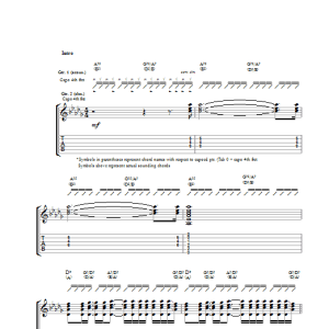 Ryan Adams Gonna Make You Love Me Musik Noten - Guitar Tab - 32094-0