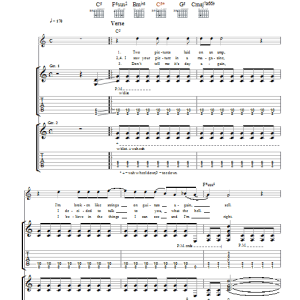 Ryan Adams Hypnotixed Musik Noten - Guitar Tab - 38965-0