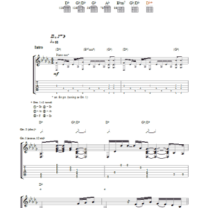 Ryan Adams The Rescue Blues Musik Noten - Guitar Tab - 32123-0