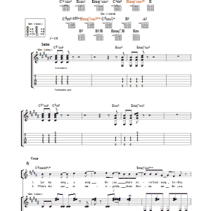 Ryan Adams This Is It Musik Noten - Guitar Tab - 38207-0