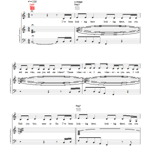 S Club 7 I Will Find You Musik Noten - Piano, Vocal & Guitar Chords - 20255-0