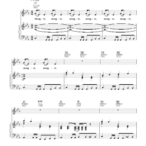 S Club 7 Stronger Musik Noten - Piano, Vocal & Guitar Chords - 20259-0