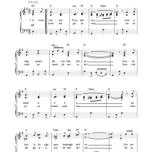 S Glenville If You're Irish Come Into The Parlour Musik Noten - Piano, Vocal & Guitar Chords - 17380-0