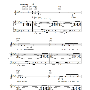 Sade Maureen Musik Noten - Piano, Vocal & Guitar Chords - 38544-0