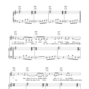 Sade Sally Musik Noten - Piano, Vocal & Guitar Chords - 38552-0