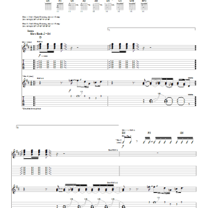 Saliva Holding On Musik Noten - Guitar Tab - 22492-0
