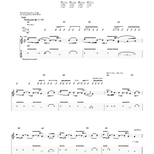 Saliva I Want You Musik Noten - Guitar Tab - 50394-0