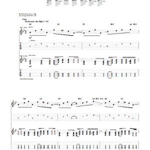 Saliva Two Steps Back Musik Noten - Guitar Tab - 50391-0