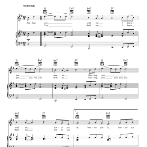 Sam Cooke You Send Me Musik Noten - Easy Lead Sheet / Fake Book - 174951-0