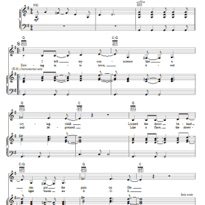 Sam Phillips I Need Love Musik Noten - Piano, Vocal & Guitar Chords - 80359-0