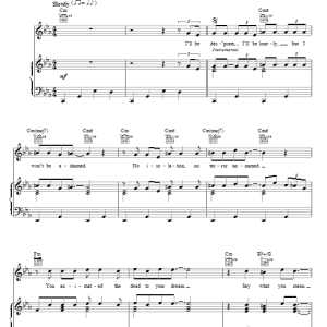Sam Phillips Say What You Mean Musik Noten - Piano, Vocal & Guitar Chords - 80370-0