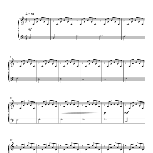 Sam Watts Improvisation 1 Musik Noten - Easy Piano - 123931-0