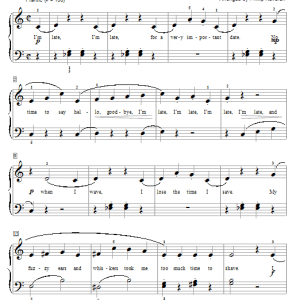 Sammy Fain I'm Late (from Alice In Wonderland) (arr. Phillip Keveren) Musik Noten - Educational Piano - 55761-0