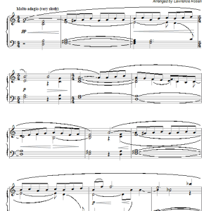 Samuel Barber Adagio For Strings Musik Noten - Piano Solo - 28316-0