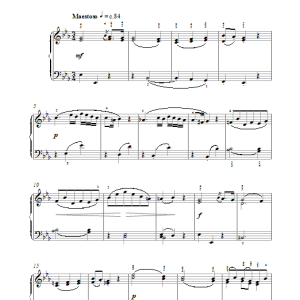 Samuel Wesley Sonatina Op4 No7 Musik Noten - Piano Solo - 17905-0