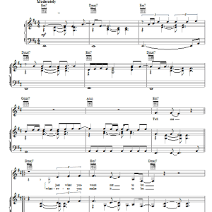 Santana The Game Of Love Musik Noten - Piano, Vocal & Guitar Chords - 21466-0