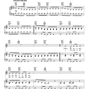 Santigold Shooting Arrows At The Sky Musik Noten - Piano, Vocal & Guitar Chords - 154074-0