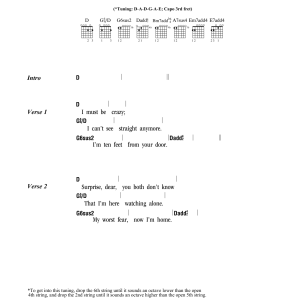 Sara Bareilles August Moon Musik Noten - Guitar Chords/Lyrics - 163038-0