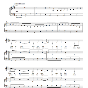 Sara Bareilles Cassiopeia Musik Noten - Piano, Vocal & Guitar Chords - 99119-0